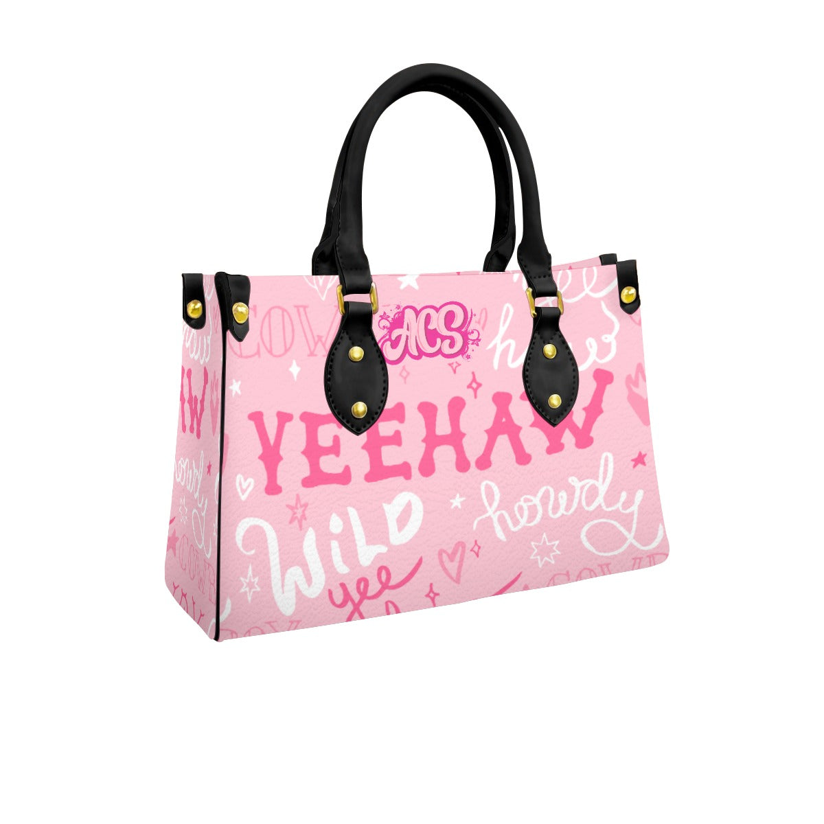 Women's Tote Bag - PINK WORD CHAOS