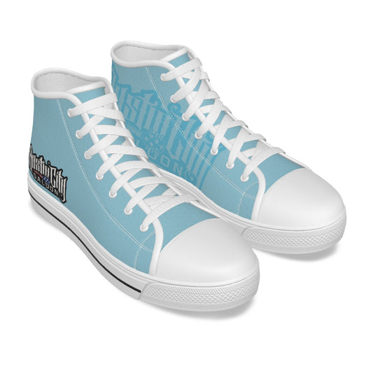 WHAT THE CHUCK HIGHTOP SHOES - BLUEST SHOES IN TEXAS