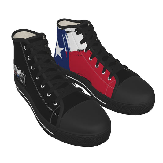 WHAT THE CHUCK HIGH TOP SHOES - TEXAS PRIDE